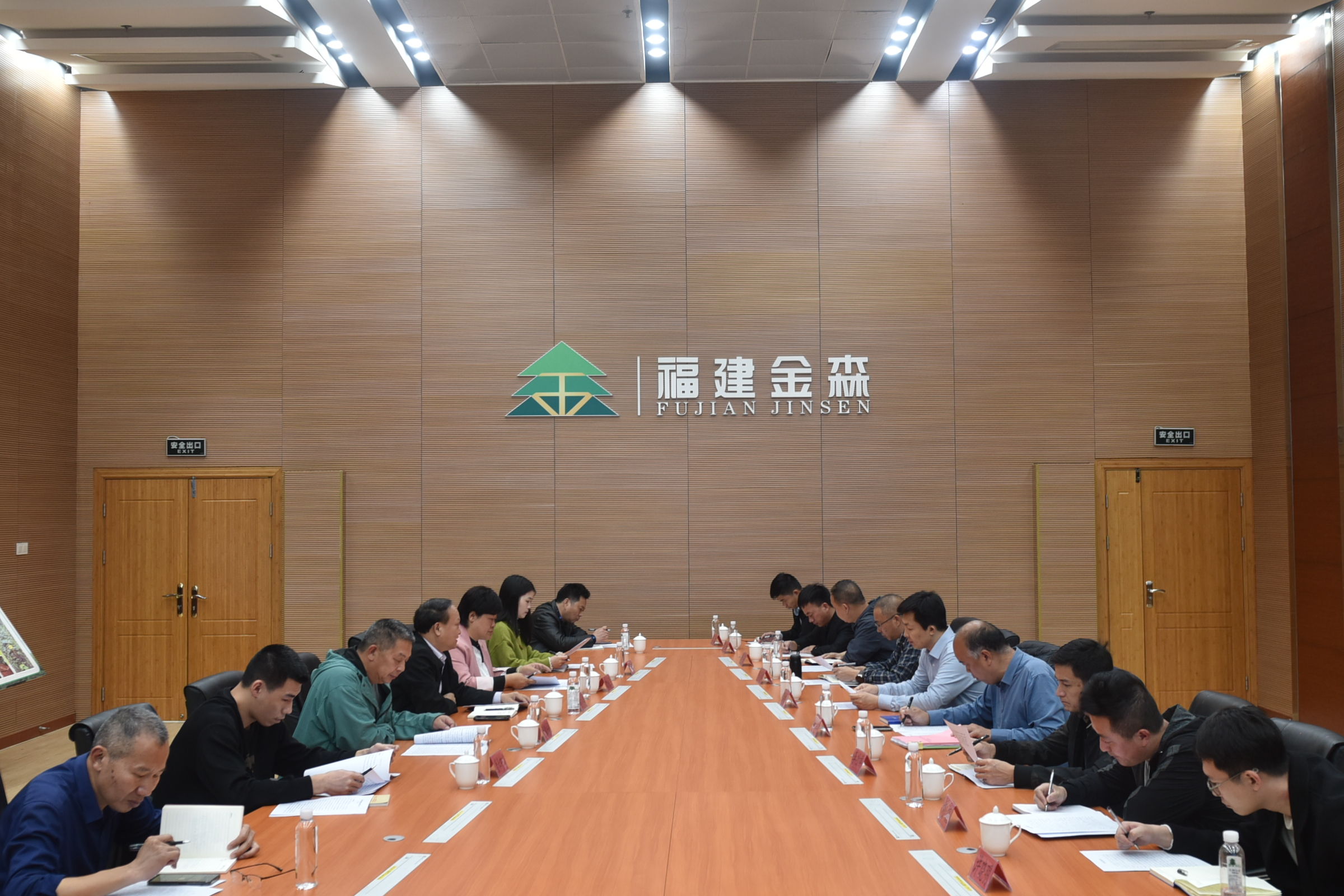 江西省萬安縣考察團至福建金森考察學習 江西省萬安縣考察團至福建金森考察學習